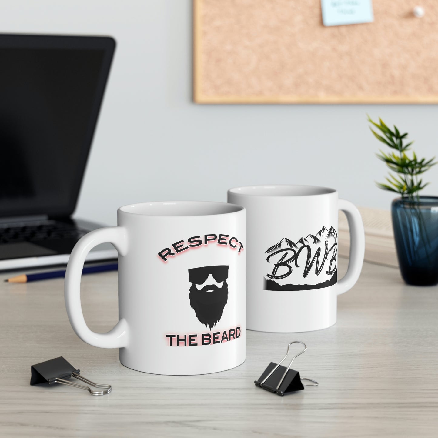 Respect The Beard Mug - Backwoods Branding Co.