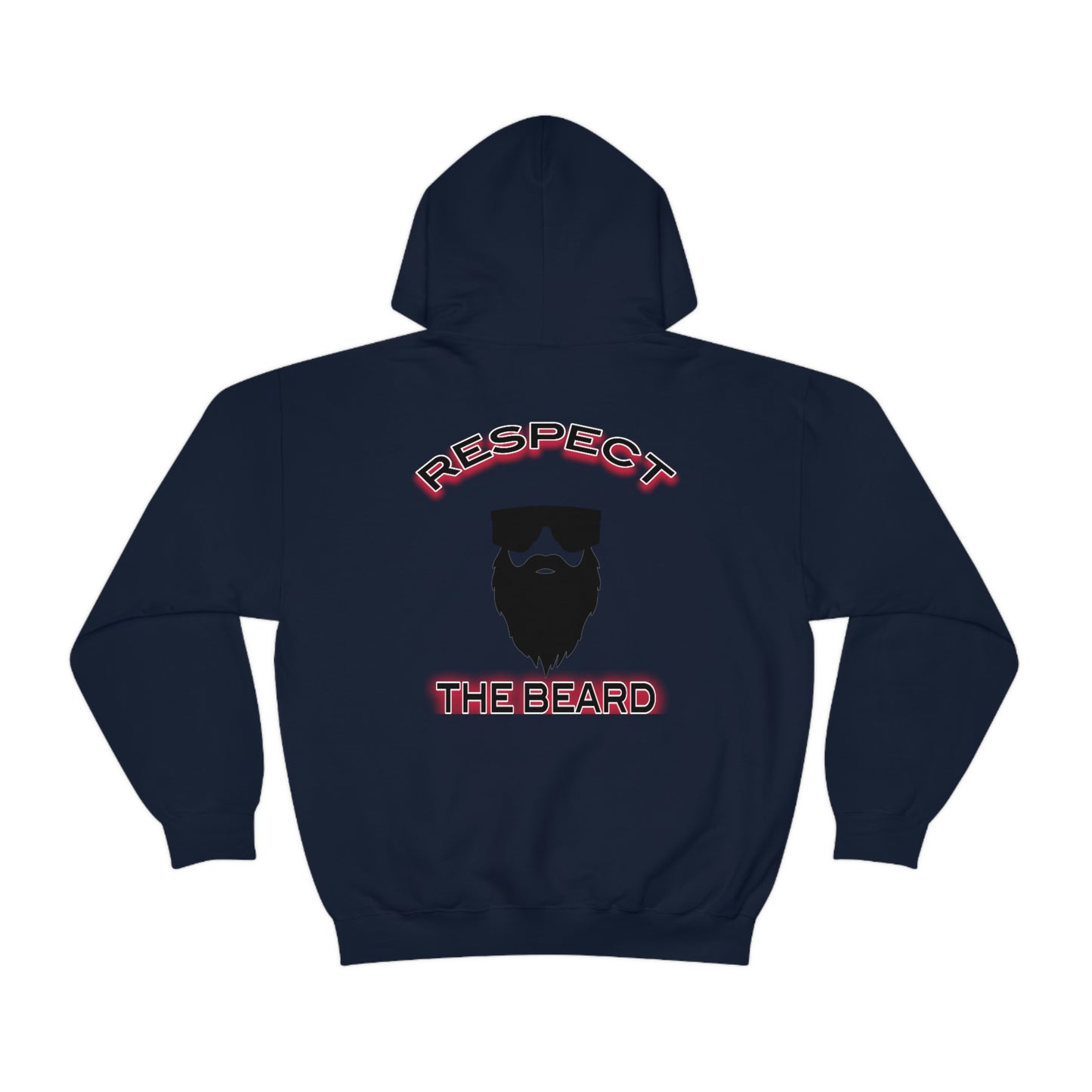 Respect The Beard Hoodie - Backwoods Branding Co.