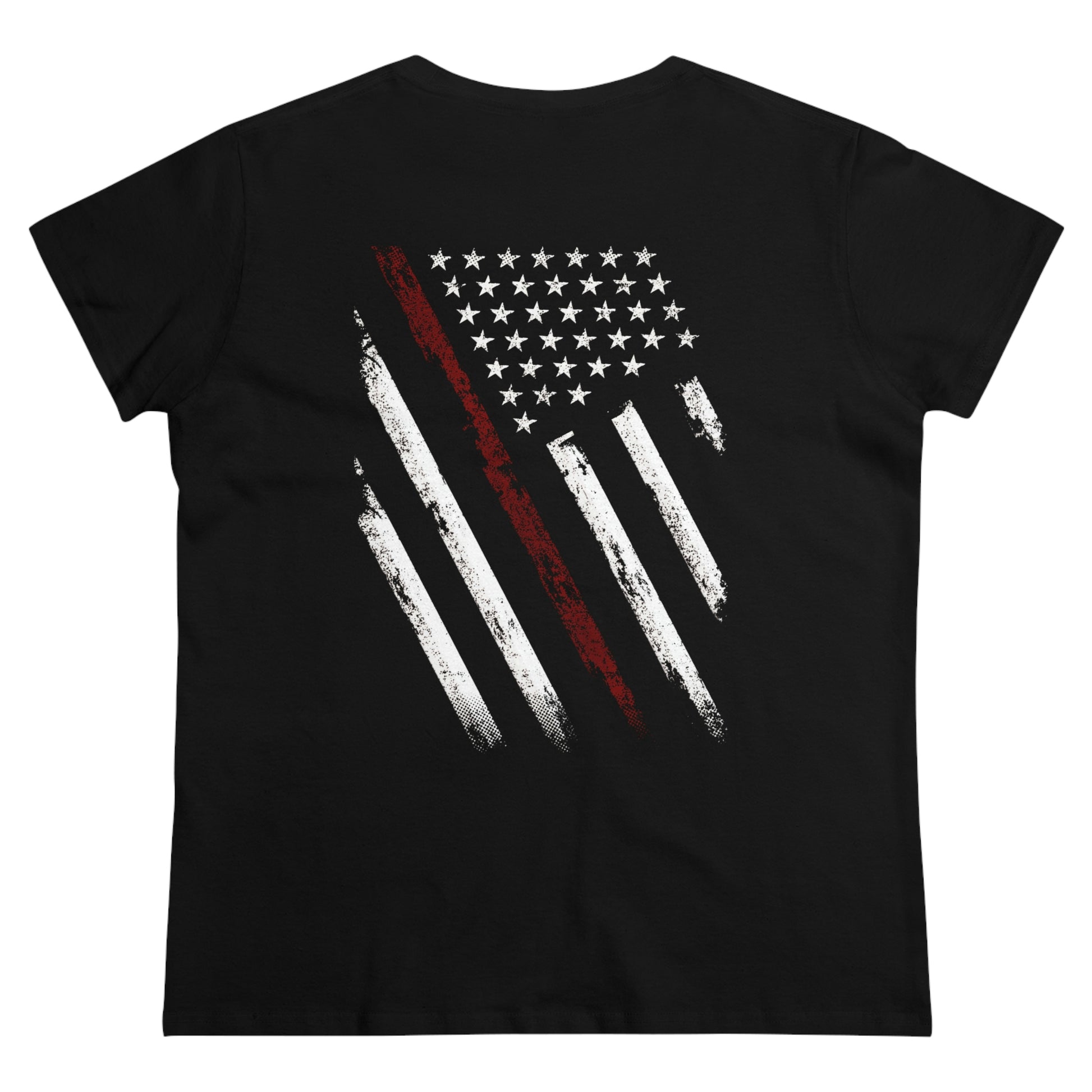 Thin Red Line Women's Tee - Backwoods Branding Co.