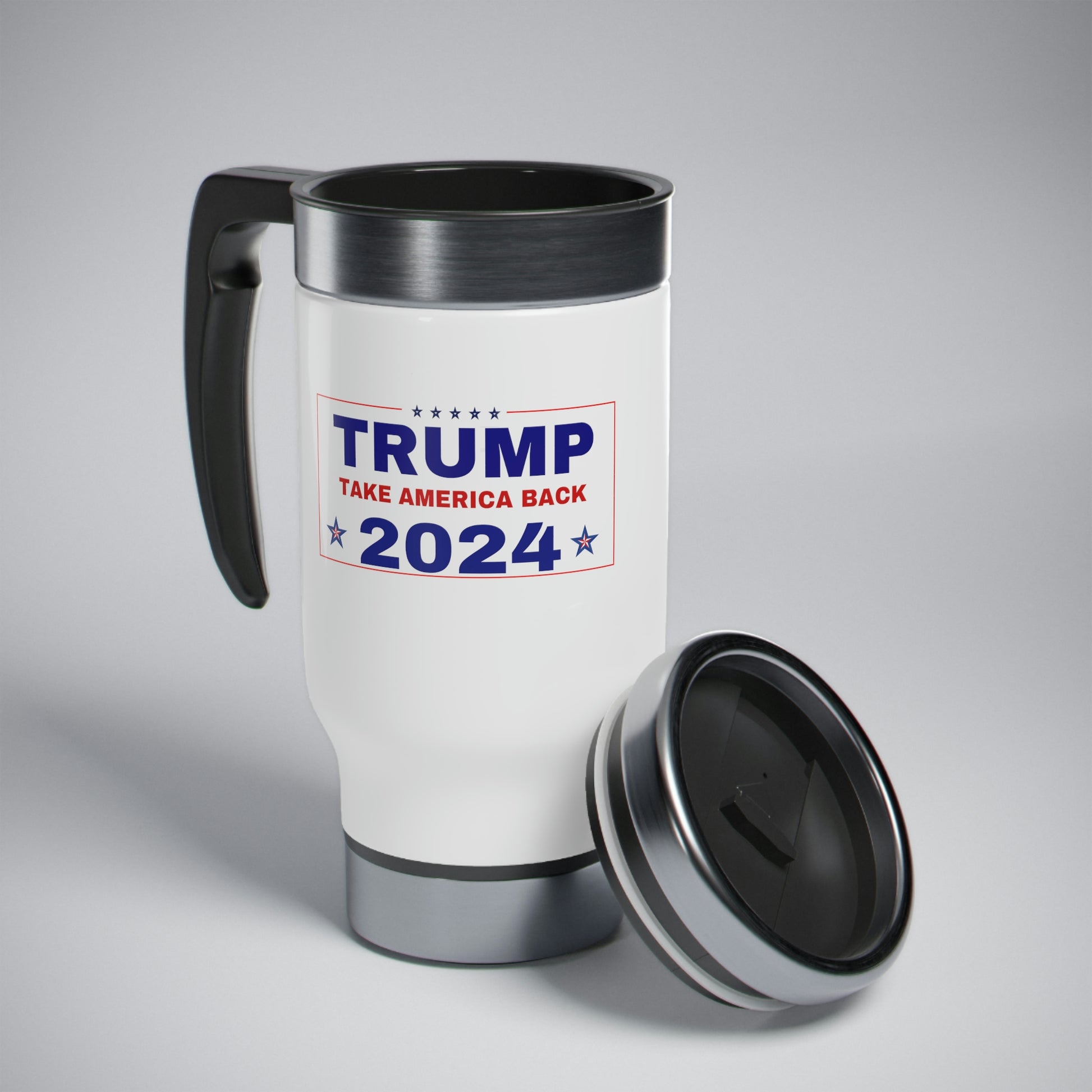 Trump 2024 Travel Mug, 14oz - Backwoods Branding Co.