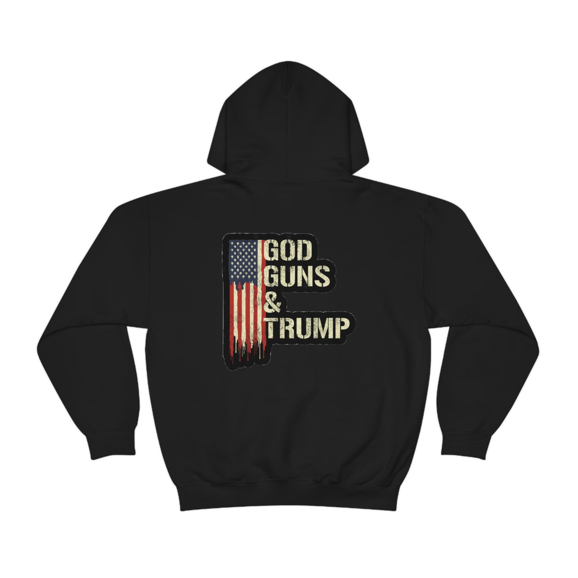 "God, Guns, & Trump" Hoodie - Backwoods Branding Co.