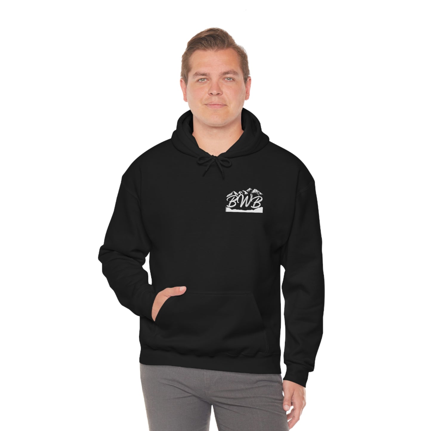 Thin Blue Line Hoodie - Backwoods Branding Co.