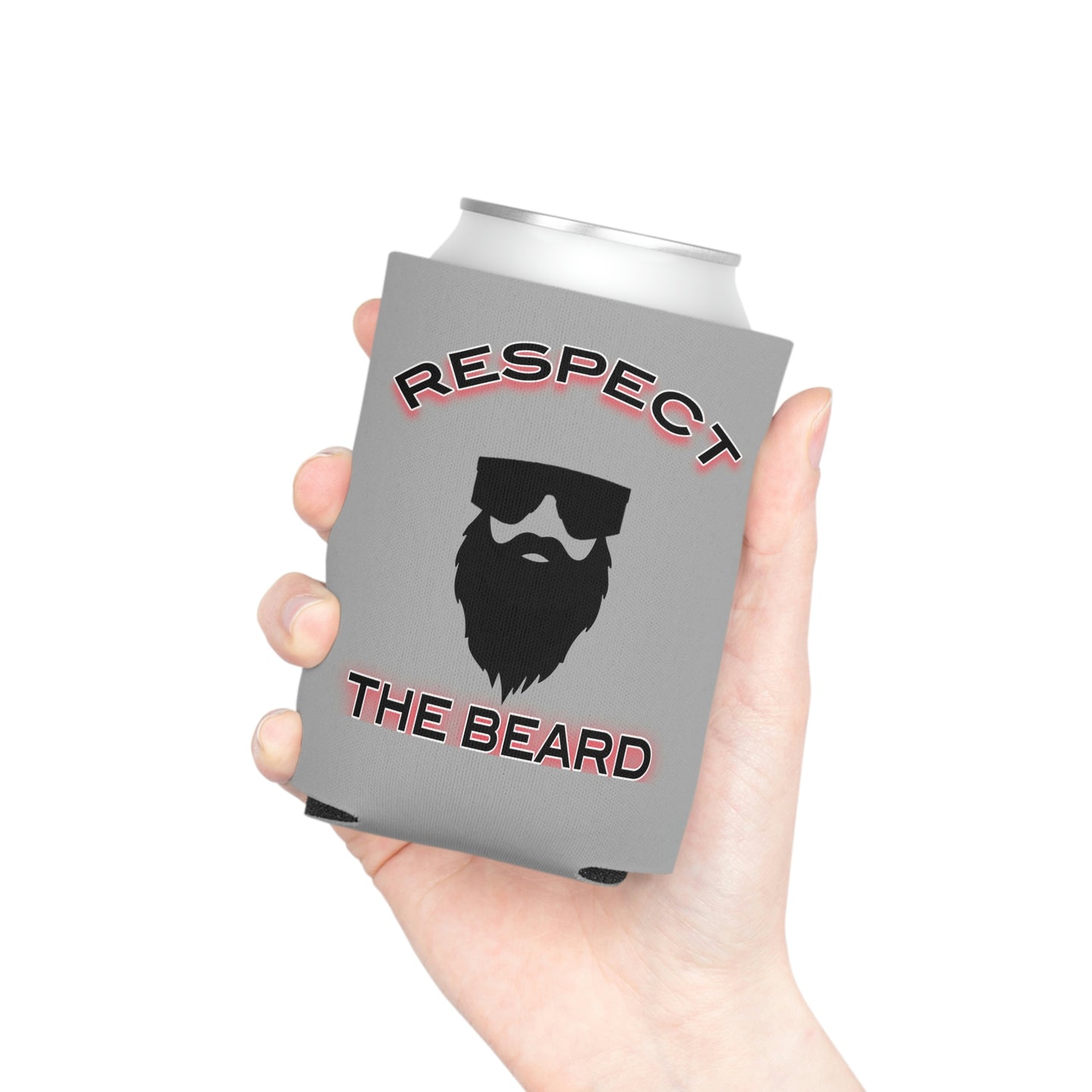 Respect The Beard Coozie - Backwoods Branding Co.