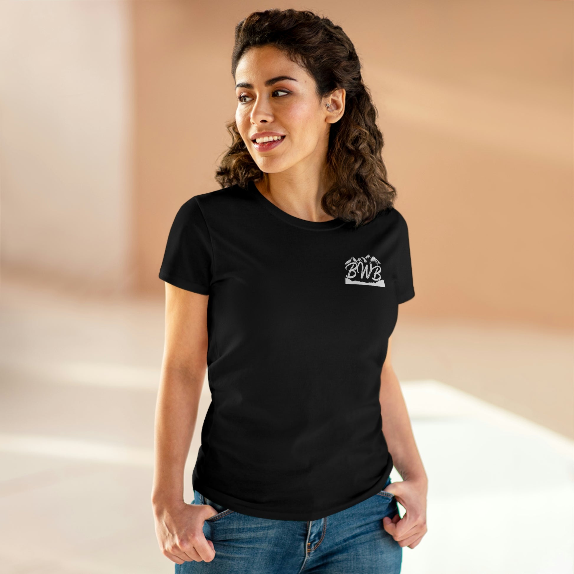 Thin Red Line Women's Tee - Backwoods Branding Co.