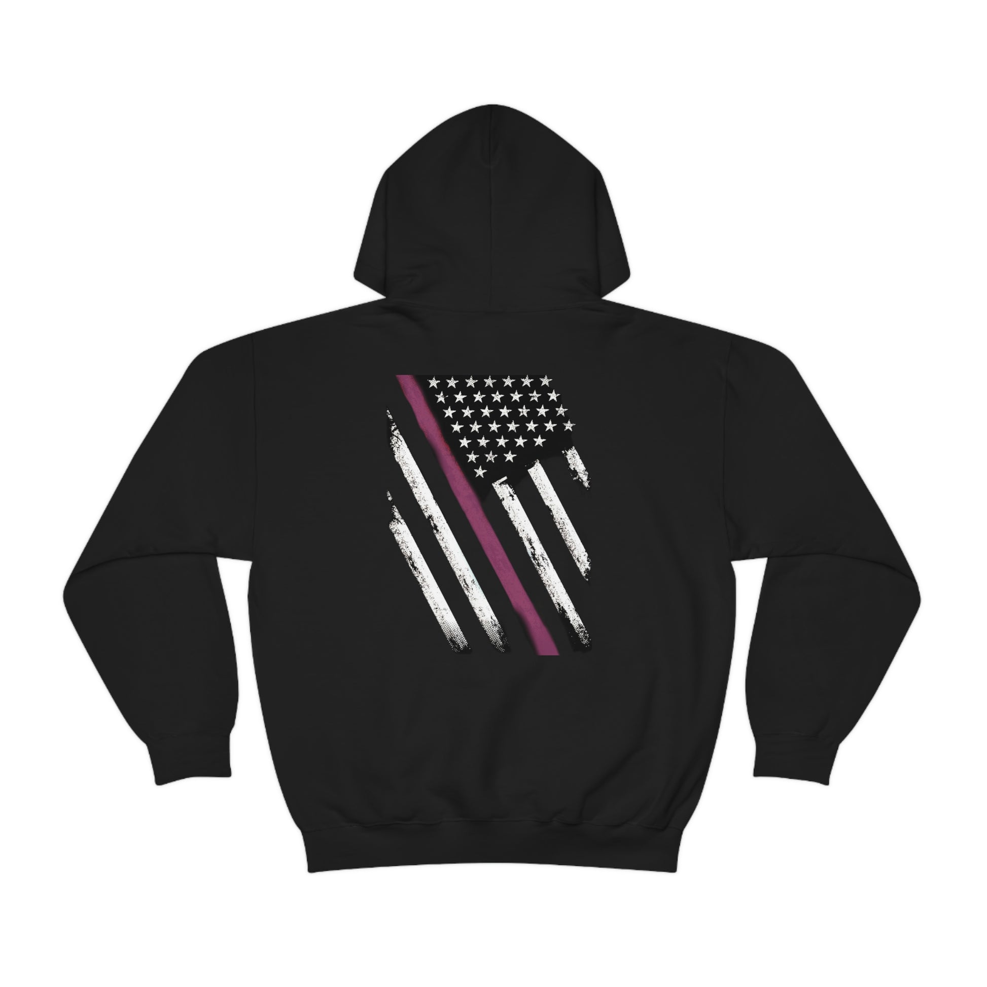 Thin Pink Line Hoodie - Backwoods Branding Co.