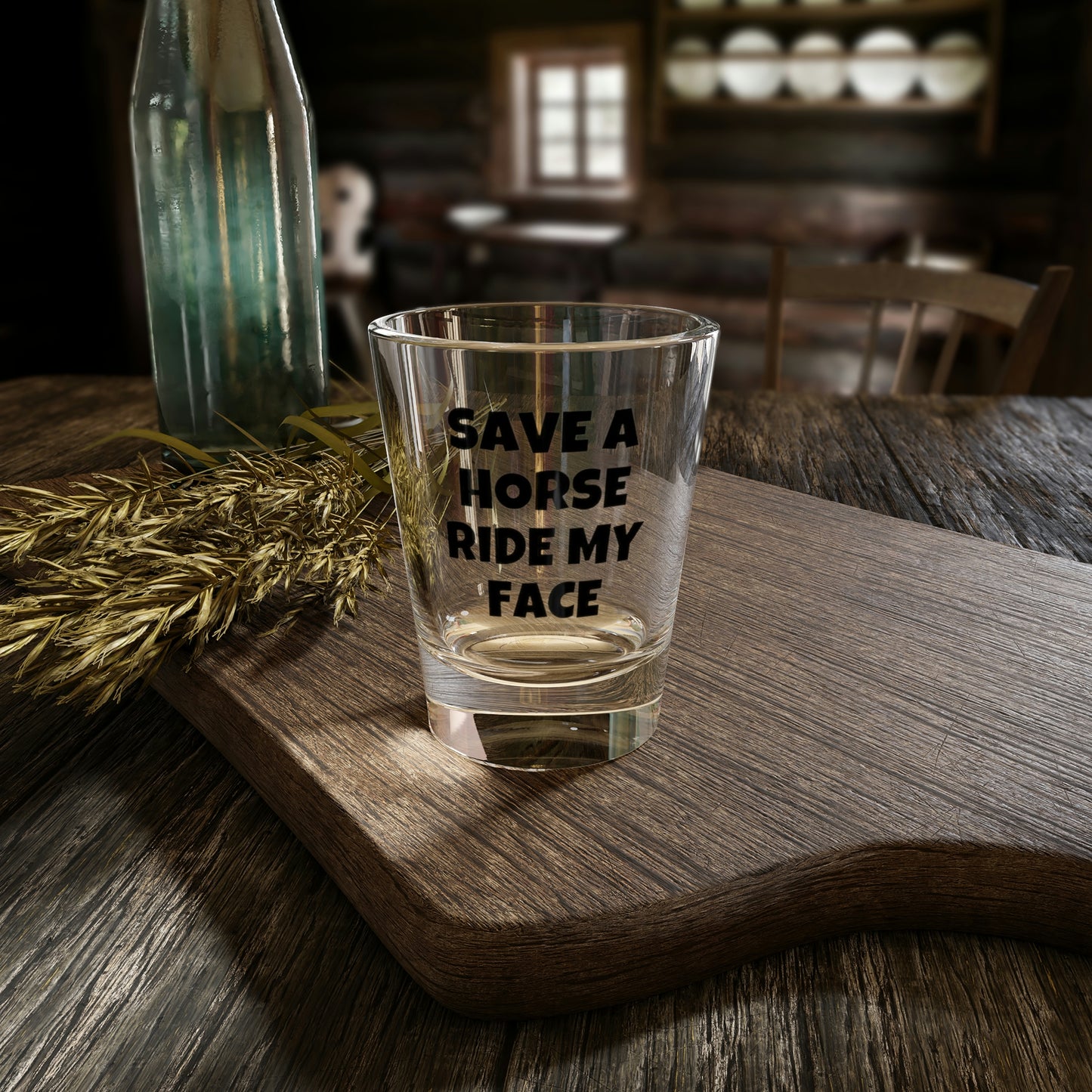 Save A Horse Shot Glass, 1.5oz - Backwoods Branding Co.