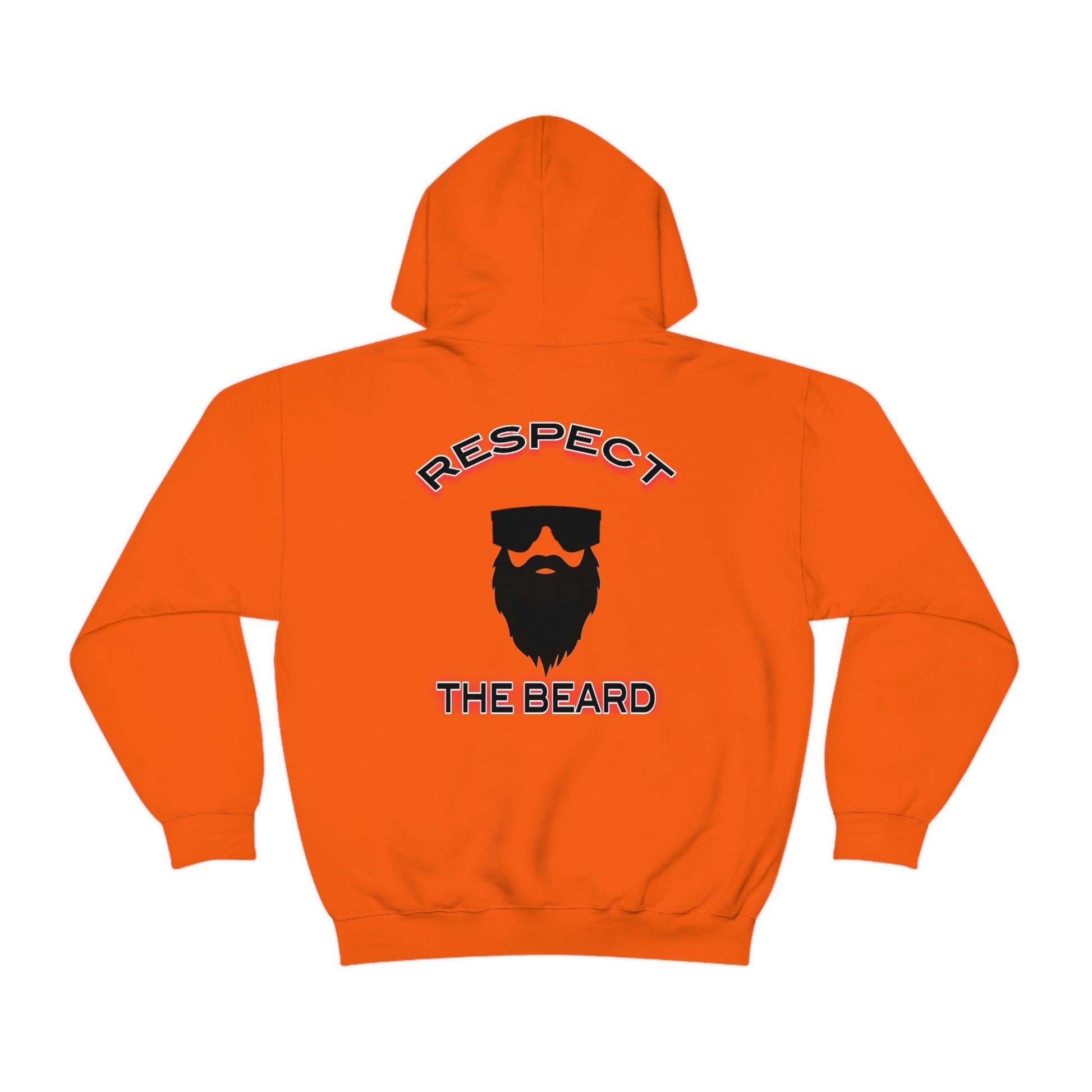 Respect The Beard Hoodie - Backwoods Branding Co.