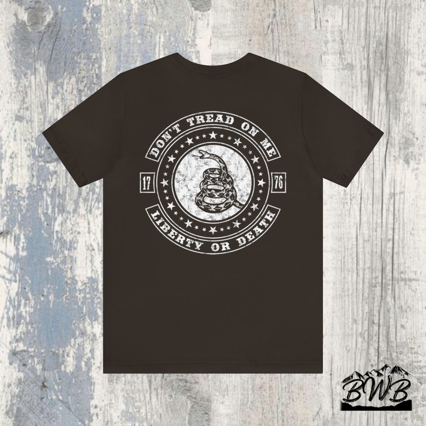 Don't Tread On Me Tee - Backwoods Branding Co.