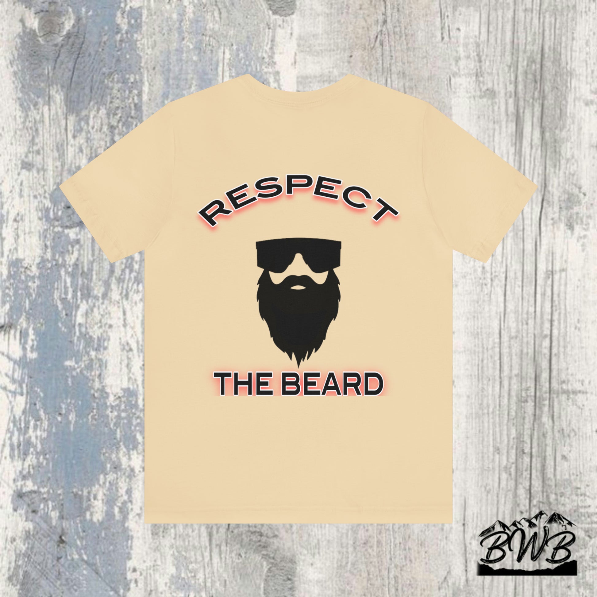 Respect The Beard Tee - Backwoods Branding Co.