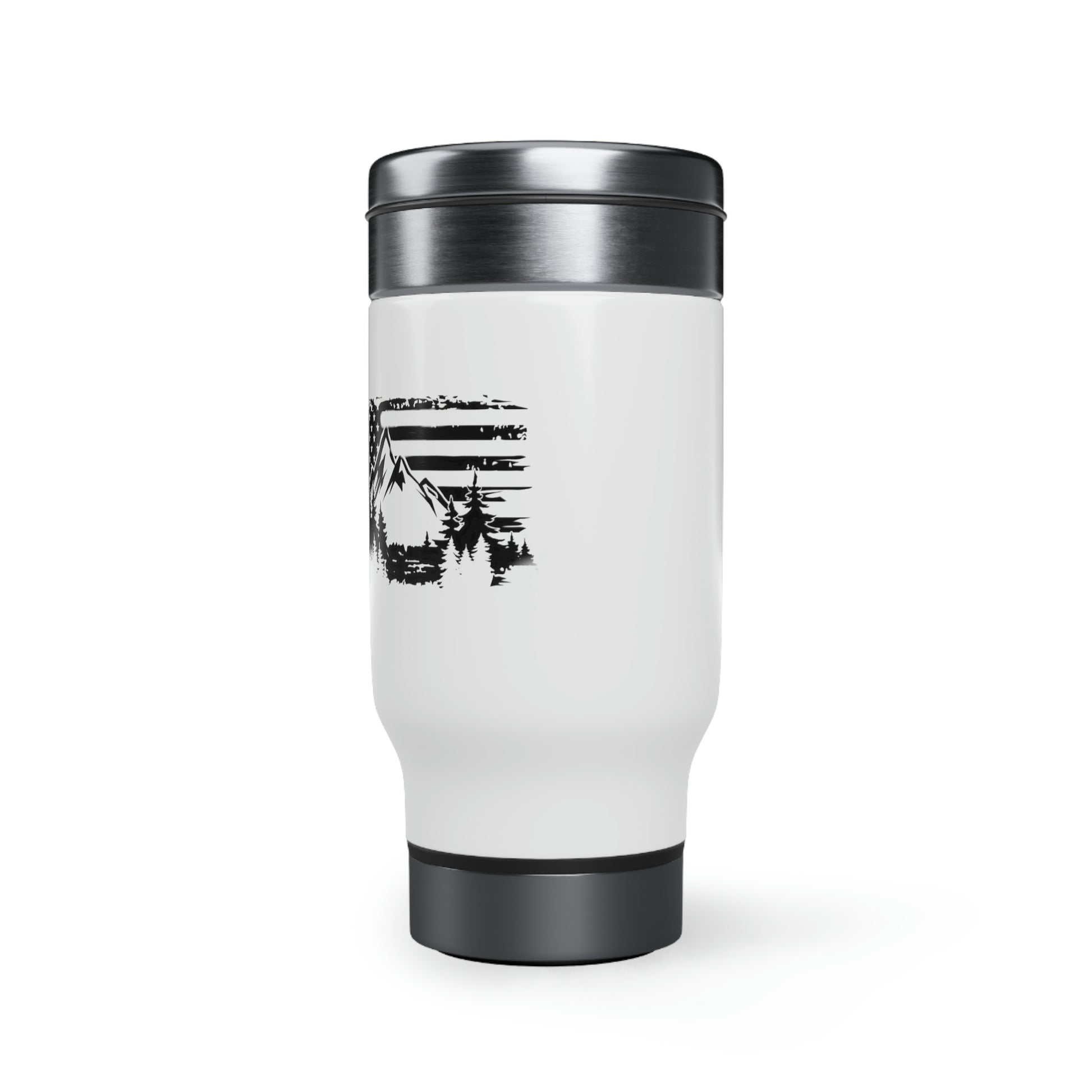 Flag Mountain Travel Mug, 14oz - Backwoods Branding Co.