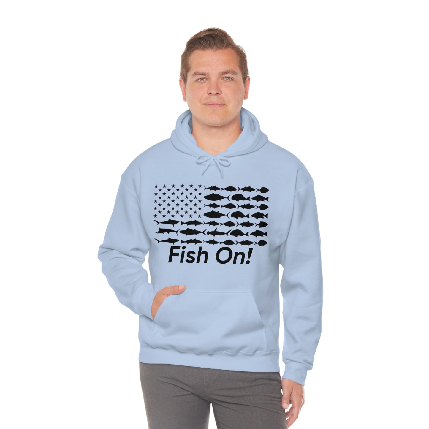 Fish On! Hoodie - Backwoods Branding Co.