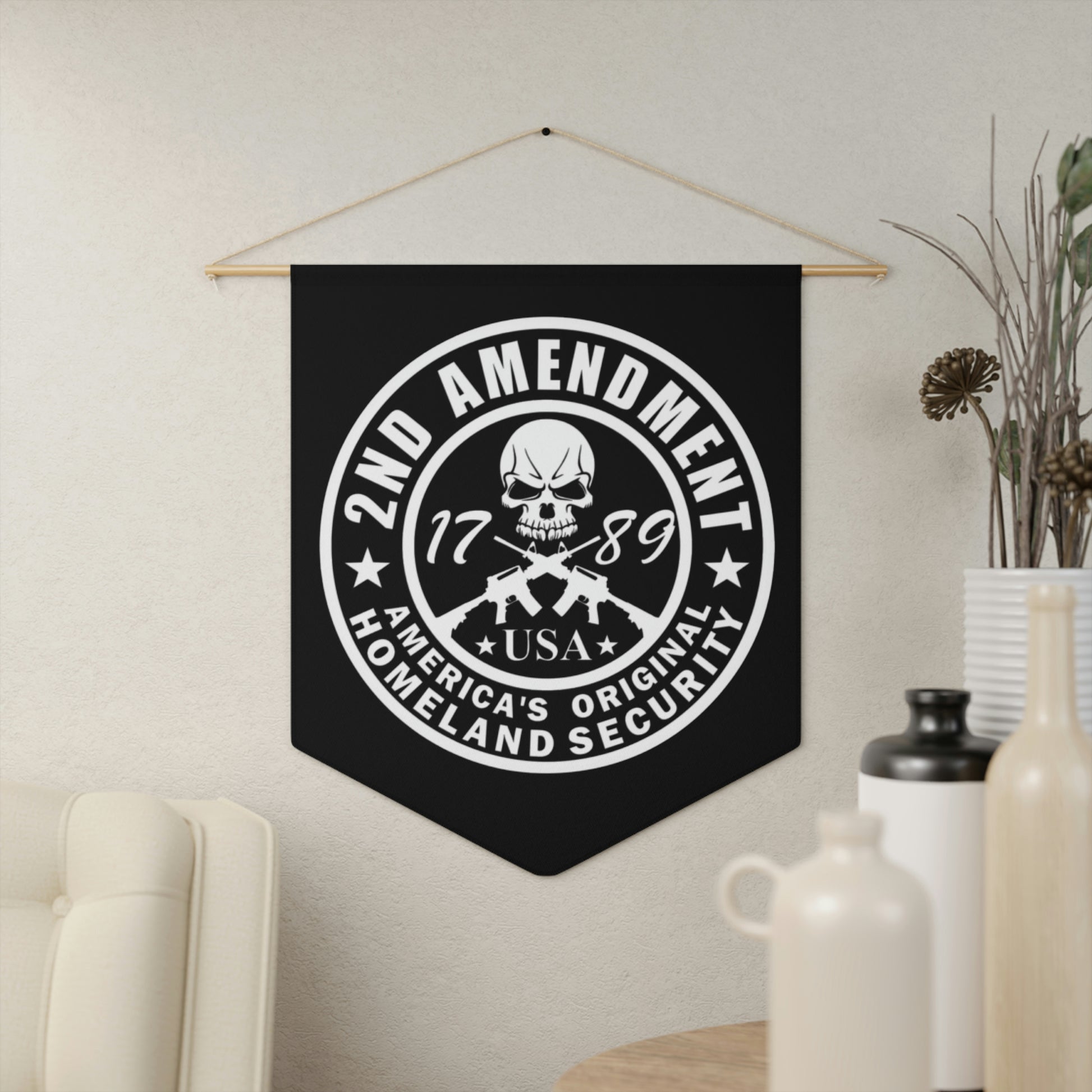 2a Original Security Wall Pennant - Backwoods Branding Co.