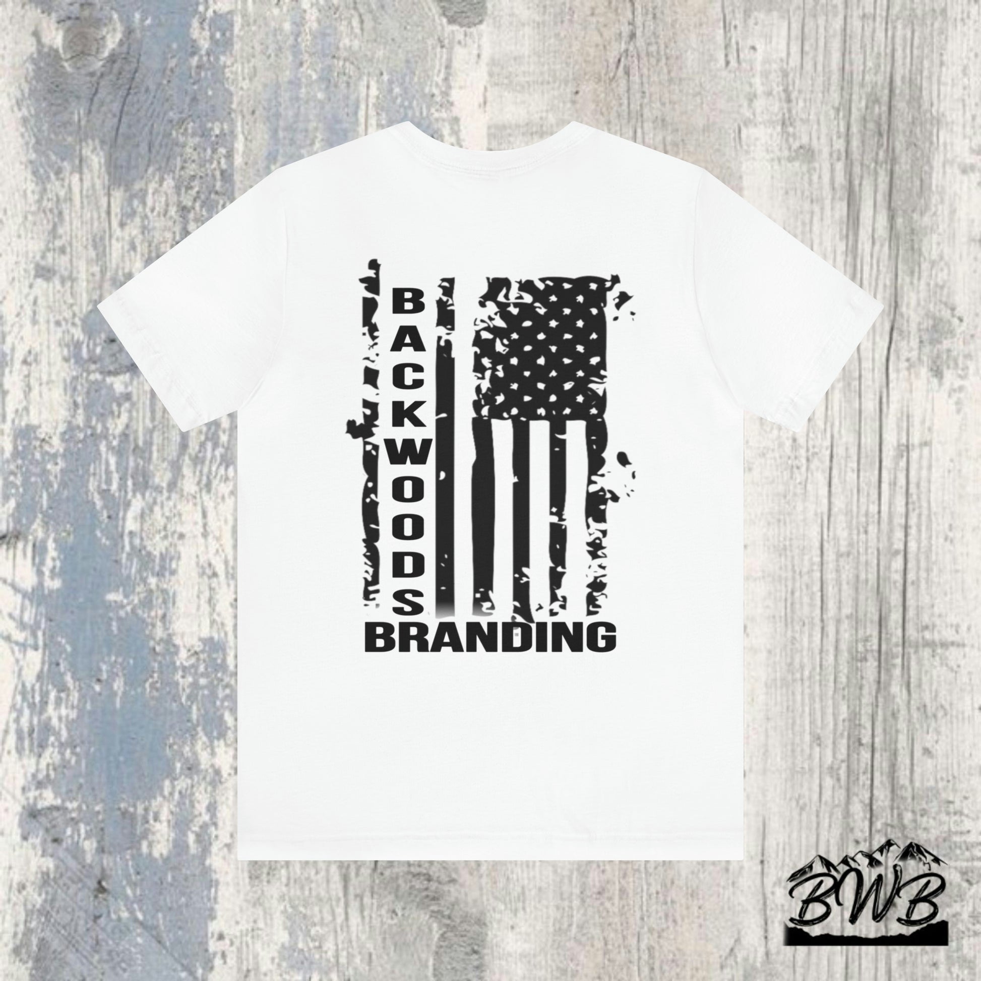 BWB Flag Tee - Backwoods Branding Co.