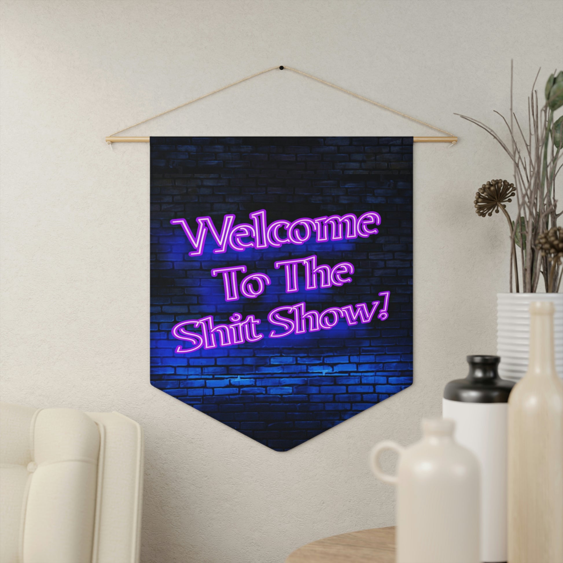 Sh*t Show Wall Pennant - Backwoods Branding Co.