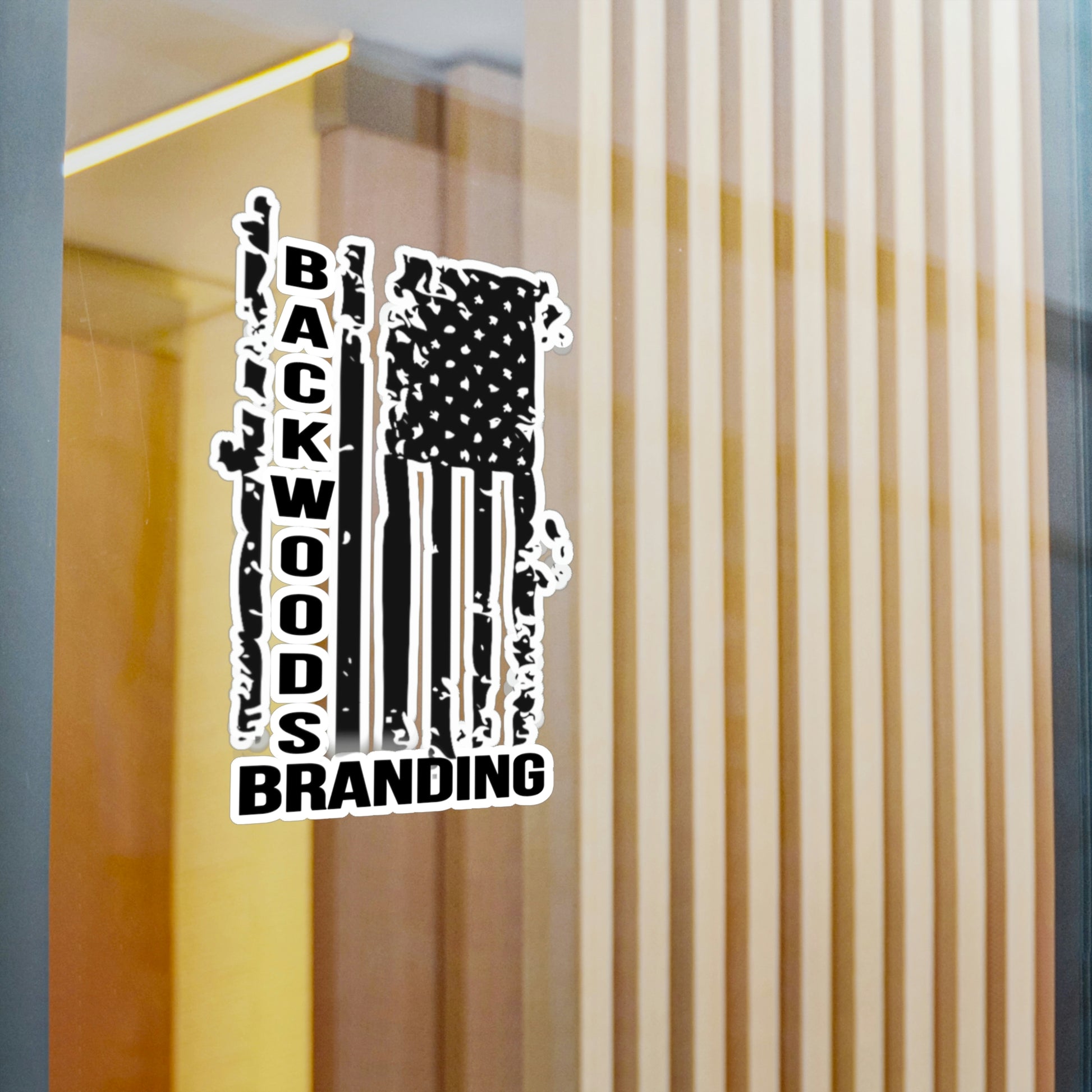 BWB Flag Decal - Backwoods Branding Co.