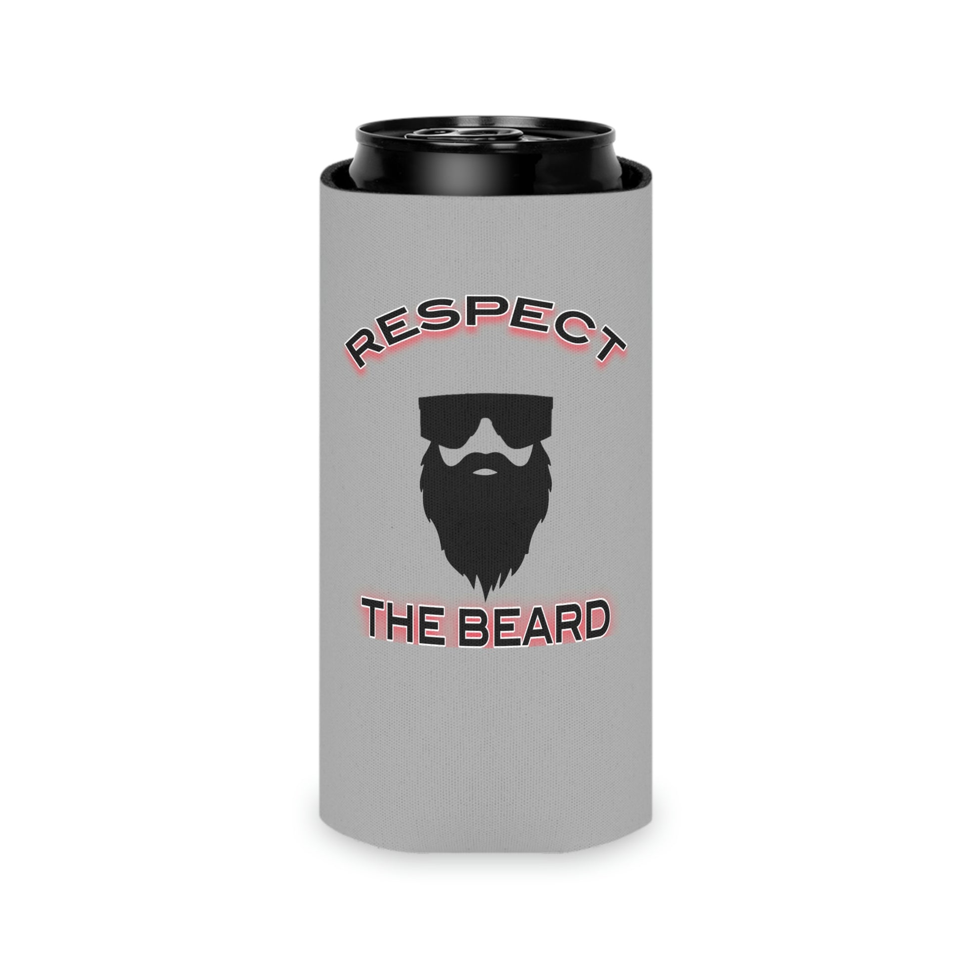 Respect The Beard Coozie - Backwoods Branding Co.