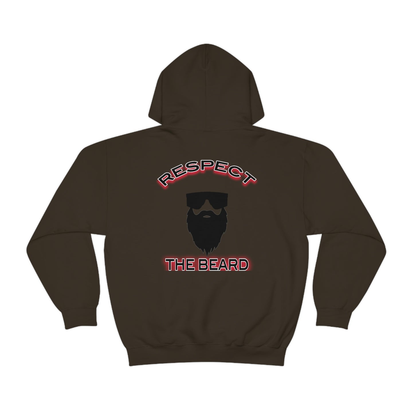 Respect The Beard Hoodie - Backwoods Branding Co.