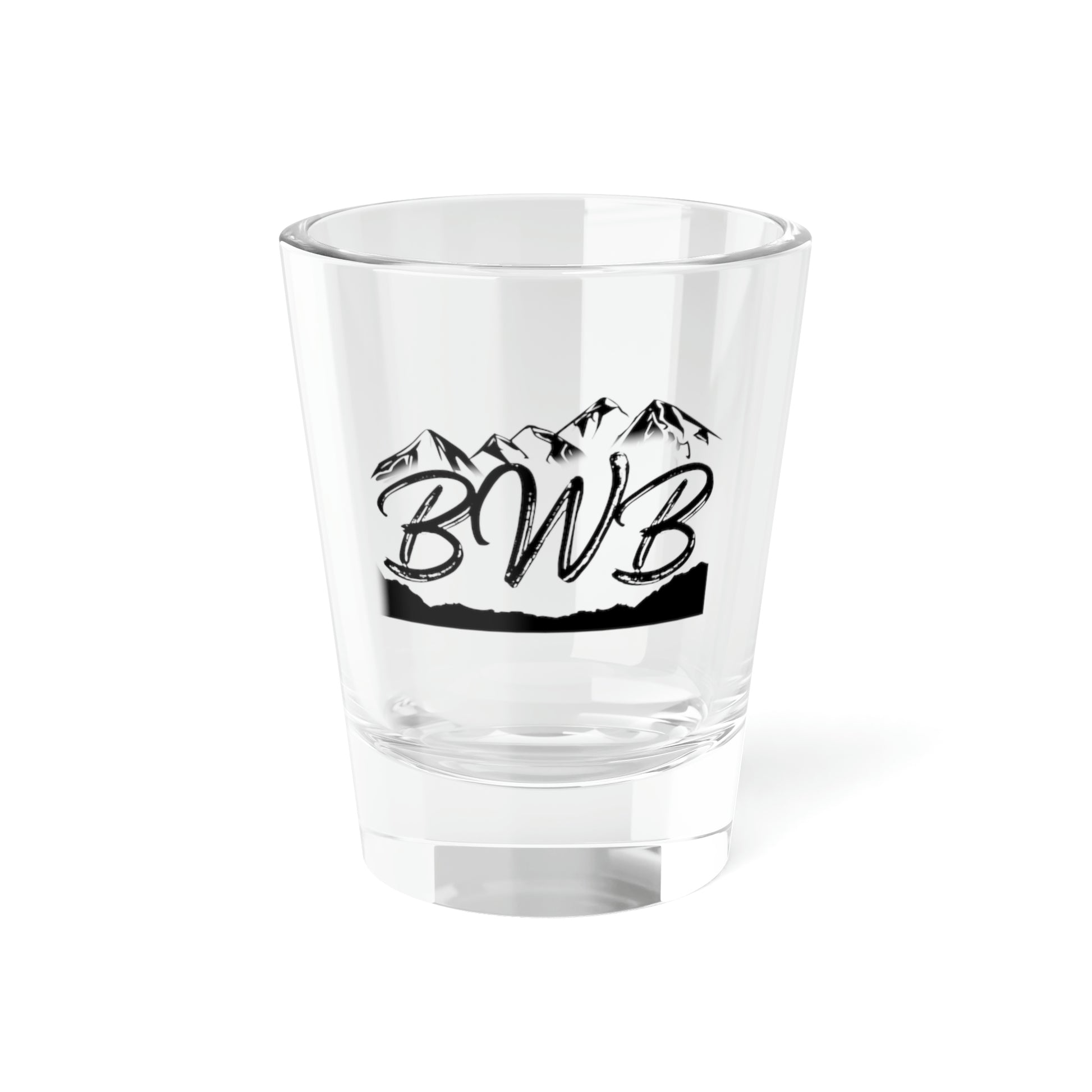 BWB Shot Glass, 1.5oz - Backwoods Branding Co.