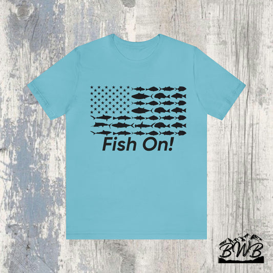 Fish On! Tee - Backwoods Branding Co.