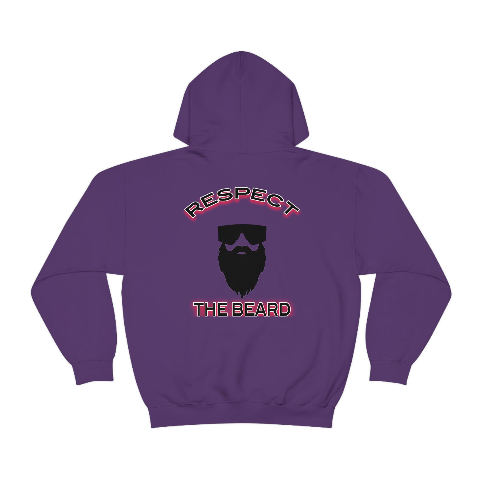 Respect The Beard Hoodie - Backwoods Branding Co.