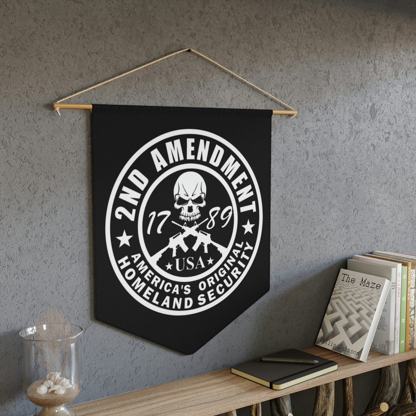 2a Original Security Wall Pennant - Backwoods Branding Co.