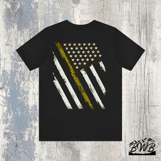 Thin Yellow Line Tee - Backwoods Branding Co.