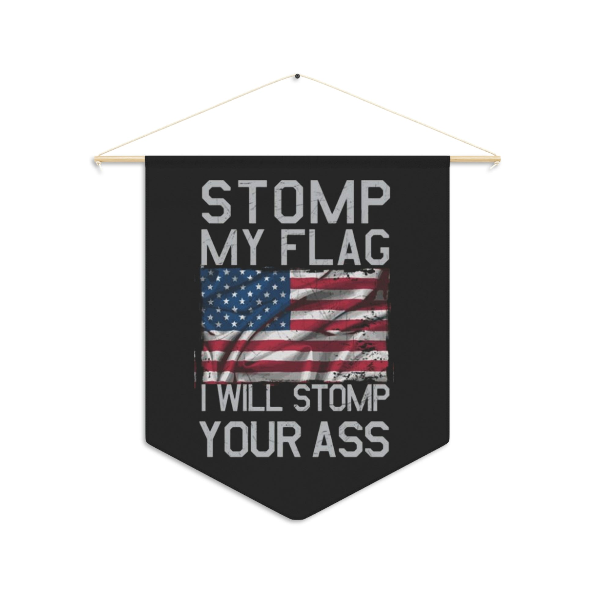 Stomp My Flag Wall Pennant - Backwoods Branding Co.