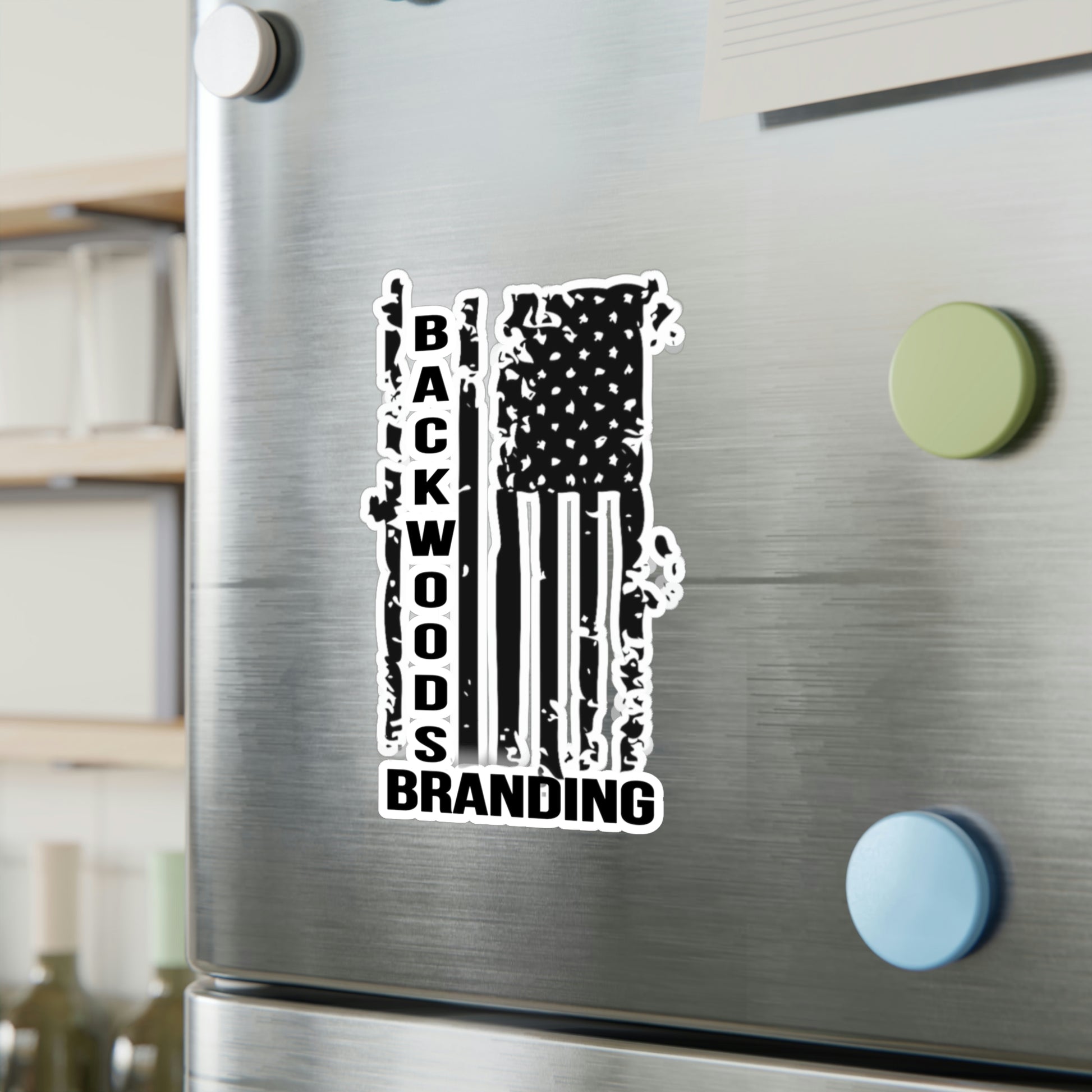 BWB Flag Decal - Backwoods Branding Co.