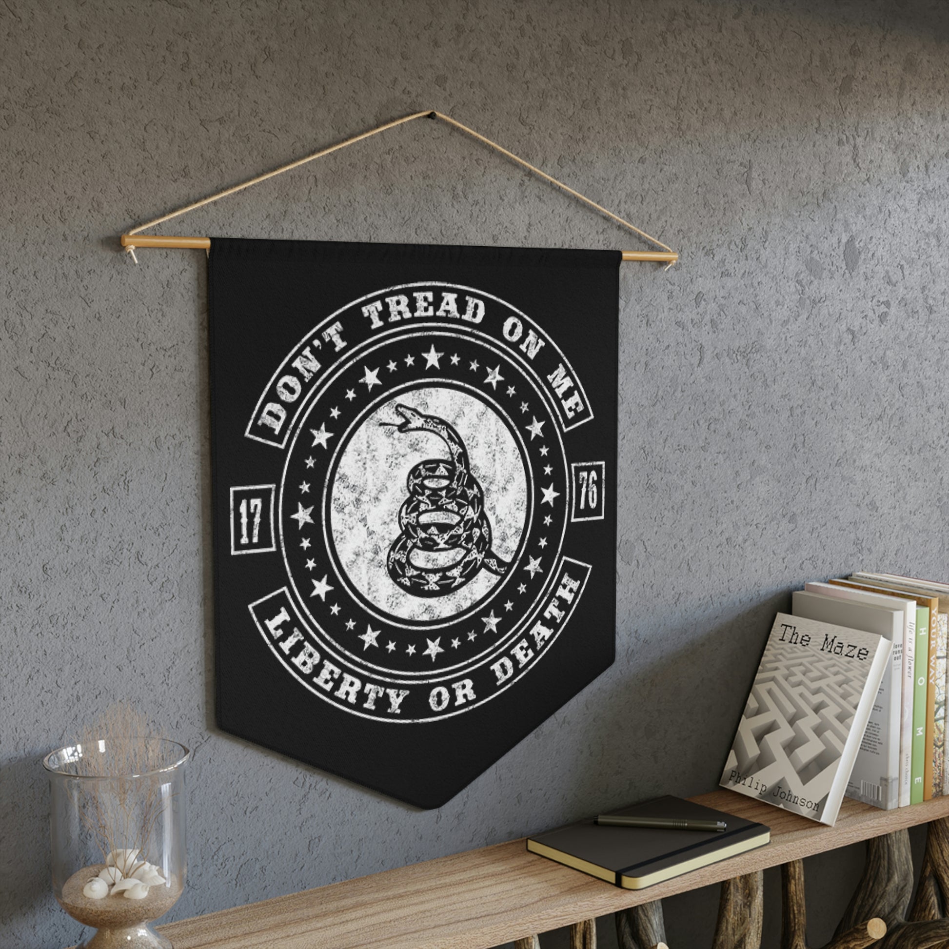 Don't Tread On Me Wall Pennant - Backwoods Branding Co.