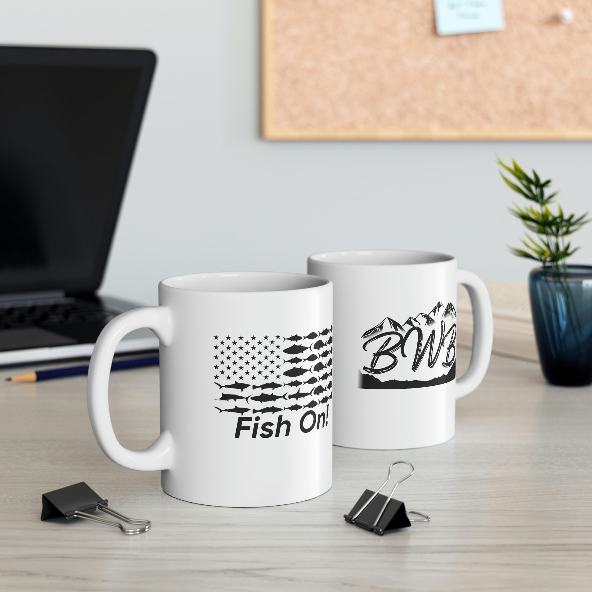 Fish On! Mug - Backwoods Branding Co.