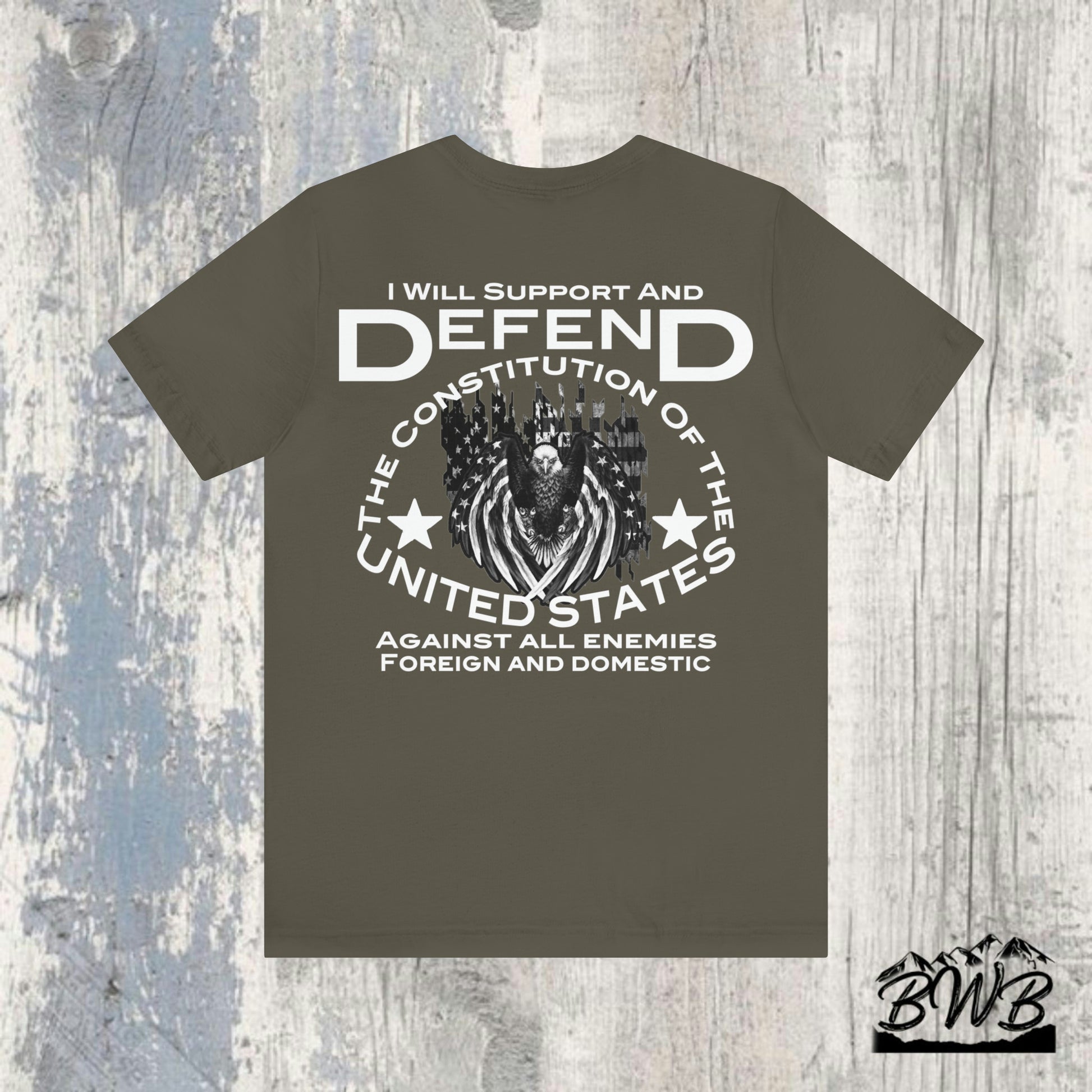 Support and Defend Tee - Backwoods Branding Co.